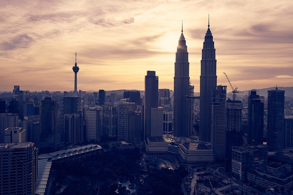 malaysia, kuala lumpur, sunset